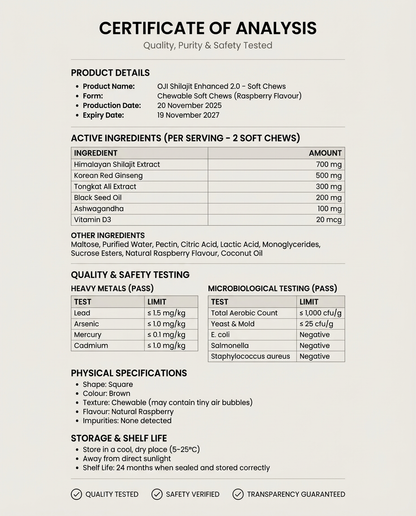 OJI Enhanced 2.0 – Men's Daily Formula